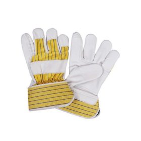   MAX Univerzal Canadian bölénybőr védőkesztyű, pamut kézhát és tenyérbélés 10"