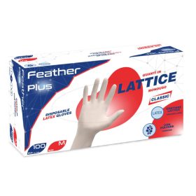 MAX Latex eldobható púderezett gumikesztyű 100/1 - S