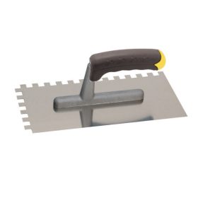   MAX Fogazott glettvas INOX, gumírozott markolattal 8 mm, 281 x 130 mm