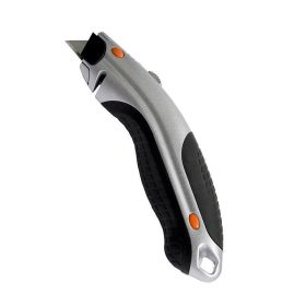   MAX Vágókés alumínium és gumírozott test, hajlított SK5 trapéz acél pengével 19 mm