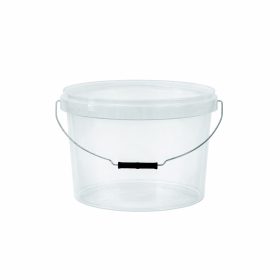 MAX PVC ovális festékes vödör, átlátszó 18L