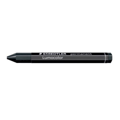 Staedtler viaszos jelölő kréta fekete 12 mm vonal v.