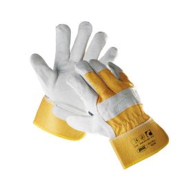   MAX Univerzal marhabőr védőkesztyű, pamut kézhát és tenyérbélés 10"