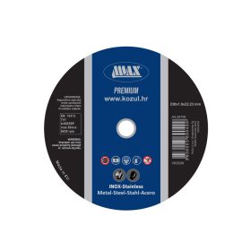   MAX Prémium vágókorong rozsdamentes acélra 125 x 1 x 22,23 mm