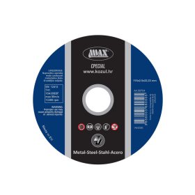 MAX Speciális vágókorong fémre 125 x 2.5 x 22,23 mm