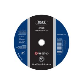 MAX Speciális tisztítókorong fémre 230 x 6 x 22,23 mm