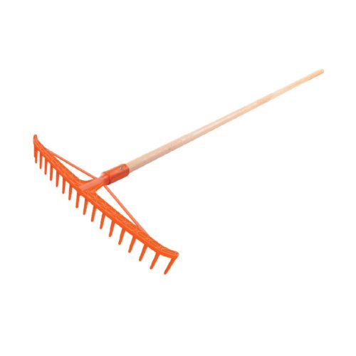 MAX Begyűjtő gereblye fa nyéllel, CLICK csatlakozóval 150 cm