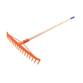   MAX Begyűjtő gereblye extra minőségű fa nyéllel, CLICK csatlakozóval 130 cm