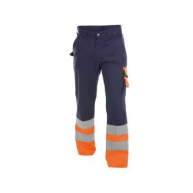   Dassy Omaha munkavédelmi jól láthatósági derekas nadrág navy/narancs színben