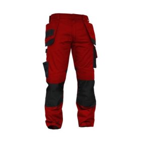   Dassy Magnetic munkavédelmi derekas nadrág piros/fekete színben