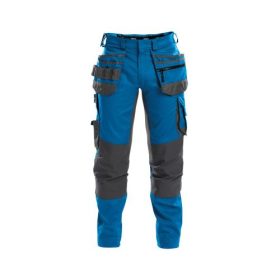 Dassy Flux munkavédelmi nadrág azúrkék/antracit színben