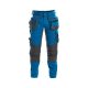 Dassy Flux munkavédelmi nadrág azúrkék/antracit színben