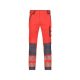 Dassy Aruba munkavédelmi nadrág fluo piros/szürke színben