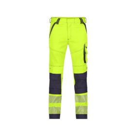 Dassy Aruba munkavédelmi nadrág fluo sárga/navy színben
