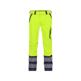   Dassy Minnesota munkavédelmi jól láthatósági derekas nadrág sárga/navy színben