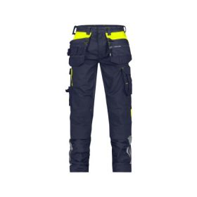   Dassy Shanghai munkavédelmi derekas nadrág éjkék/sárga színben