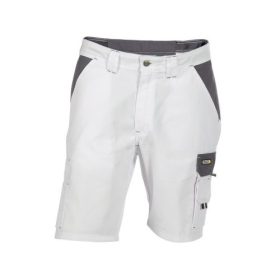 Dassy Roma munkavédelmi bermuda fehér/szürke színben