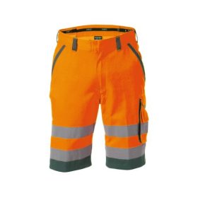  Dassy Lucca munkavédelmi bermuda fluo narancs/zöld színben