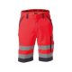 Dassy Lucca munkavédelmi bermuda fluo piros/szürke színben