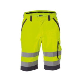   Dassy Lucca munkavédelmi bermuda fluo sárga/szürke színben