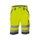 Dassy Lucca munkavédelmi bermuda fluo sárga/szürke színben
