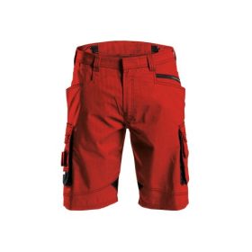 Dassy Cosmic munkavédelmi bermuda piros/fekete színben