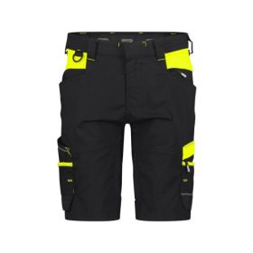 Dassy Manilla női bermuda fekete/sárga színben