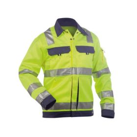   Dassy Dusseldorf munkavédelmi jól láthatósági kabát sárga/navy színben