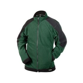 Dassy Kazan cipzáros pulóver üvegzöld/fekete színben