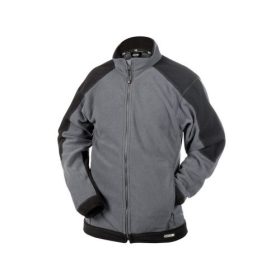   Dassy Kazan női cipzáros pulóver cementszürke/fekete színben