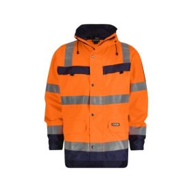   Dassy Atlantis munkavédelmi jól láthatósági kabát narancs/navy színben
