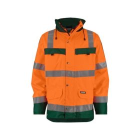   Dassy Atlantis munkavédelmi jól láthatósági kabát narancs/zöld színben