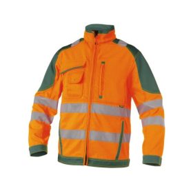   Dassy Orlando munkavédelmi jól láthatósági dzseki narancs/zöld színben