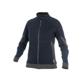   Dassy Velox női cipzáros pulóver éjkék/antracitszürke színben