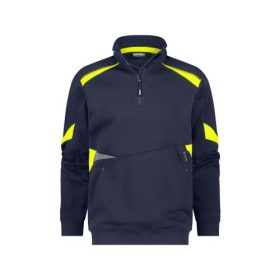 Dassy Aratu pulóver éjkék/sárga színben