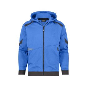   Dassy Lunax cipzáros kapucnis pulóver azúrkék/antracitszürke színben