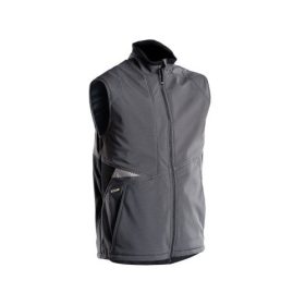   Dassy Fusion munkavédelmi softshell mellény antracitszürke/fekete színben