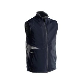   Dassy Fusion munkavédelmi softshell mellény éjkék/antracitszürke színben