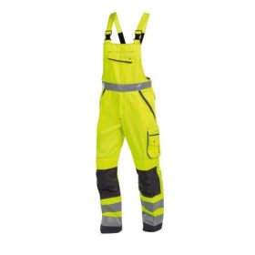   Dassy Malmedy munkavédelmi jól láthatósági kantáros nadrág sárga/szürke színben