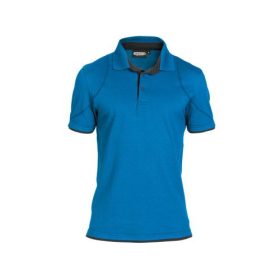   Dassy Orbital galléros férfi póló azúrkék/antracitszürke színben