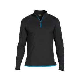 Dassy Sonic hosszú ujjú póló fekete/azúrkék színben