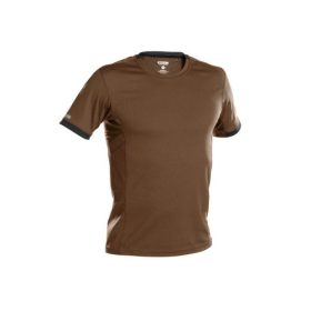   Dassy Nexus férfi kereknyakú póló barna/antracitszürke színben