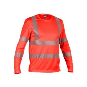   Dassy Carterville jólláthatósági munkavédelmi hosszú ujjú póló piros színben