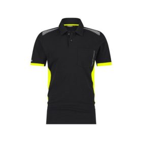   Dassy Veracruz férfi galléros póló fekete/sárga színben