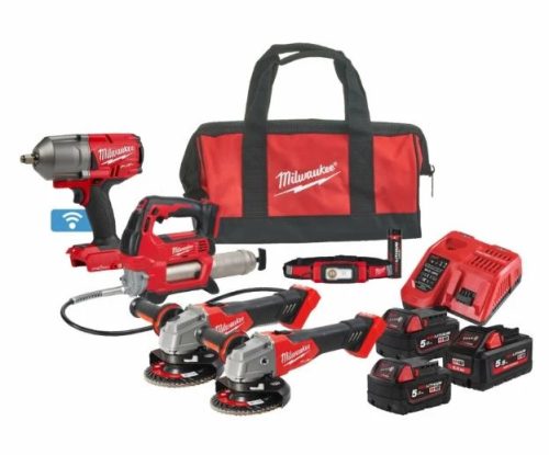 Milwaukee M18FPP5N-554B akkumulátoros erőcsomag